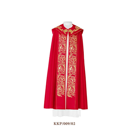 Liturgical cope embroidered IHS KKP / 009