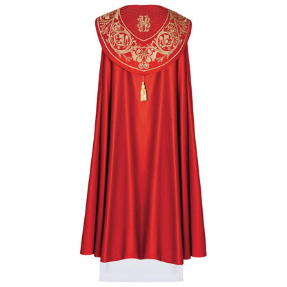 Liturgical cope embroidered IHS KKP / 009