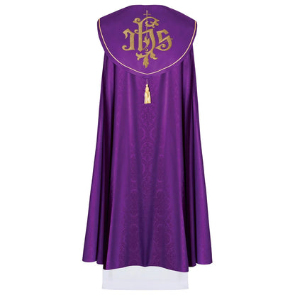 Liturgical cope embroidered IHS KKP / 021