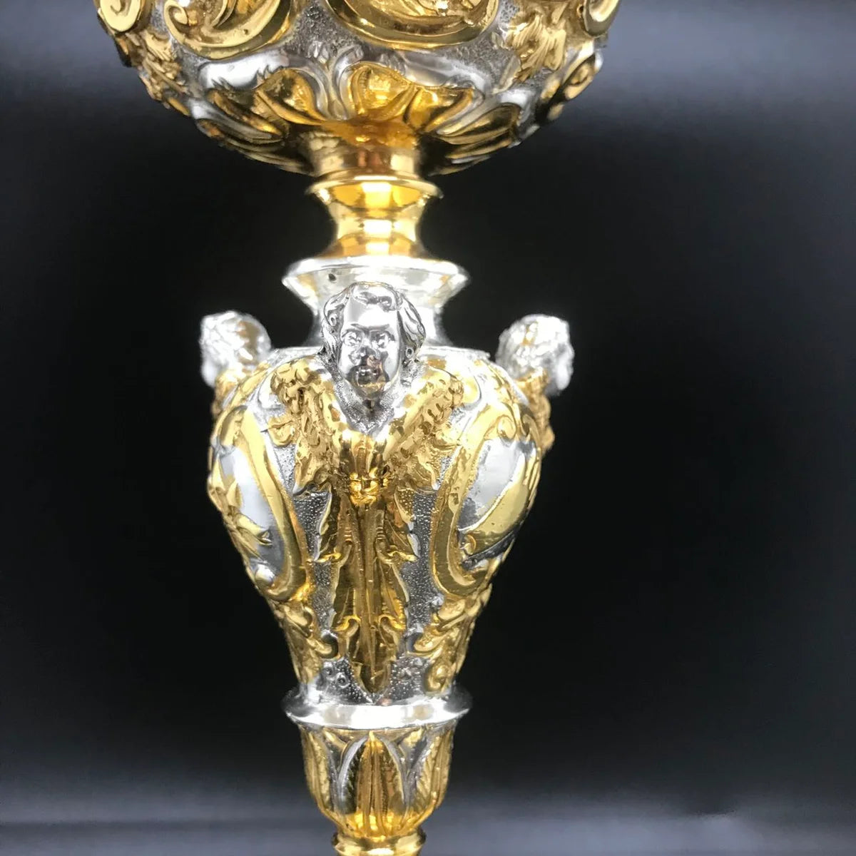 Chalice and Ciborium with the Three Theological Virtues