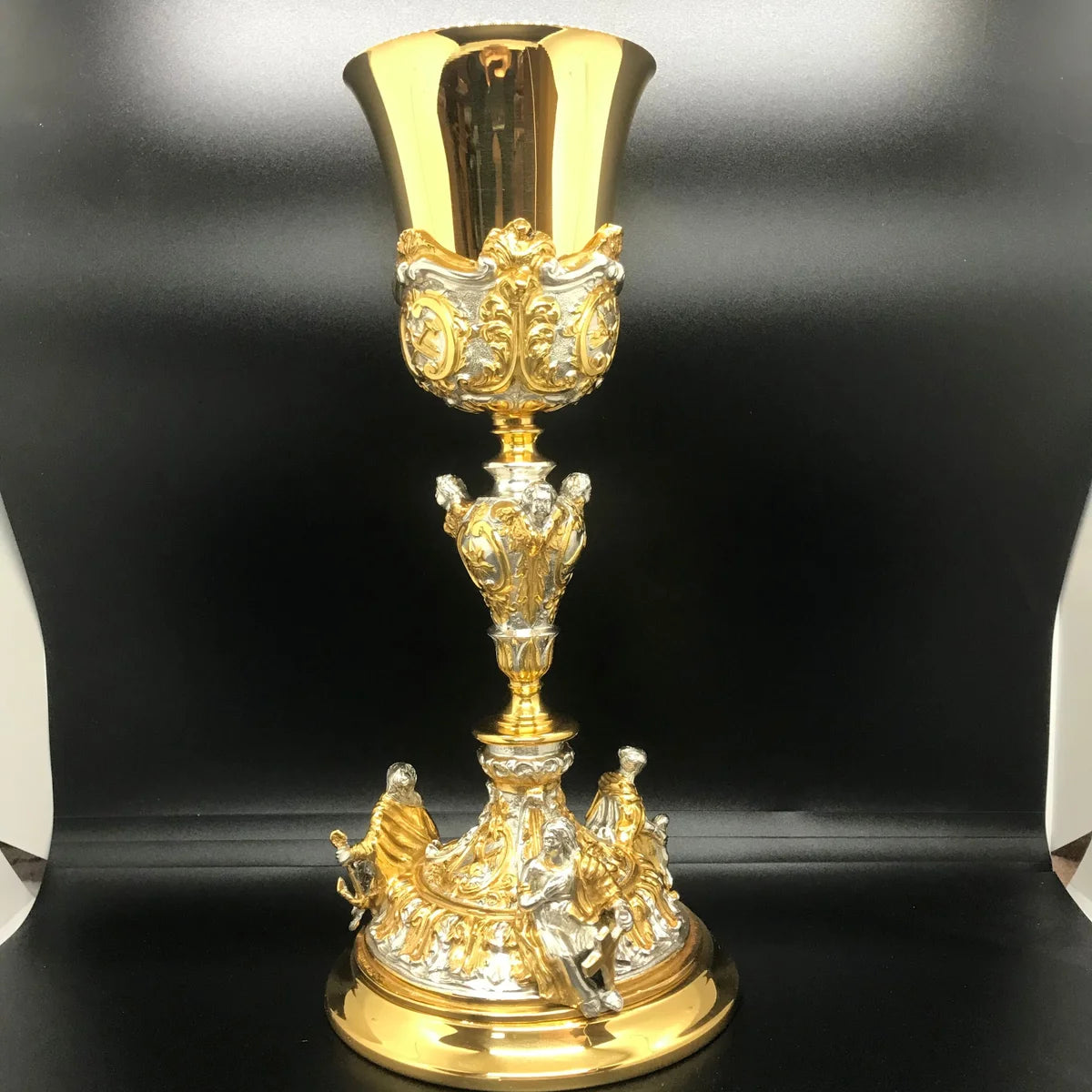 Chalice and Ciborium with the Three Theological Virtues