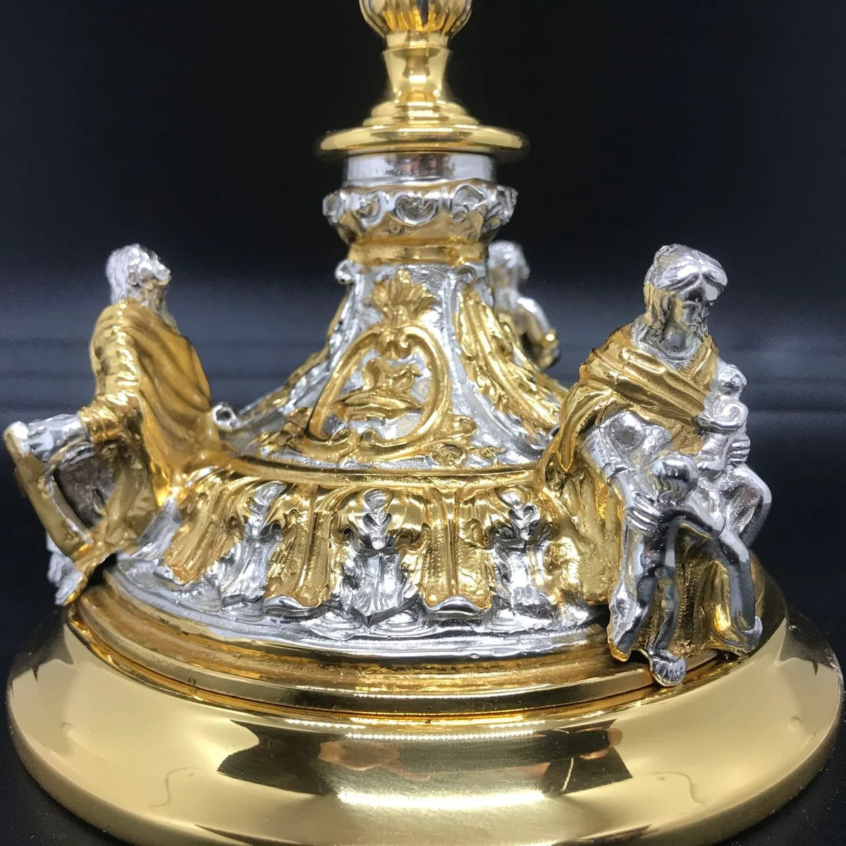 Chalice and Ciborium with the Three Theological Virtues