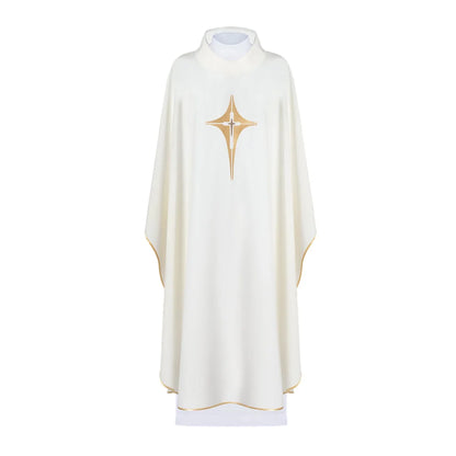 Chasuble embroidered with the symbol of the cross