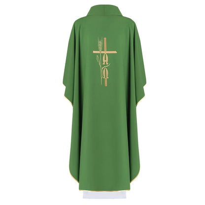 Embroidered Alfa Omega chasuble