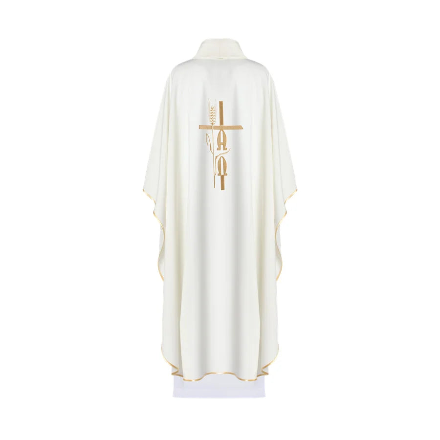 Embroidered Alfa Omega chasuble