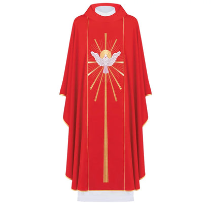 Chasuble with Holy Spirit and blazes