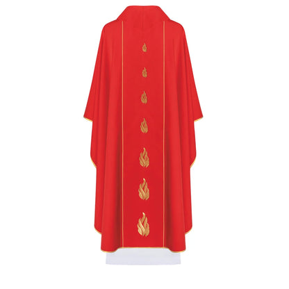 Chasuble with Holy Spirit and blazes