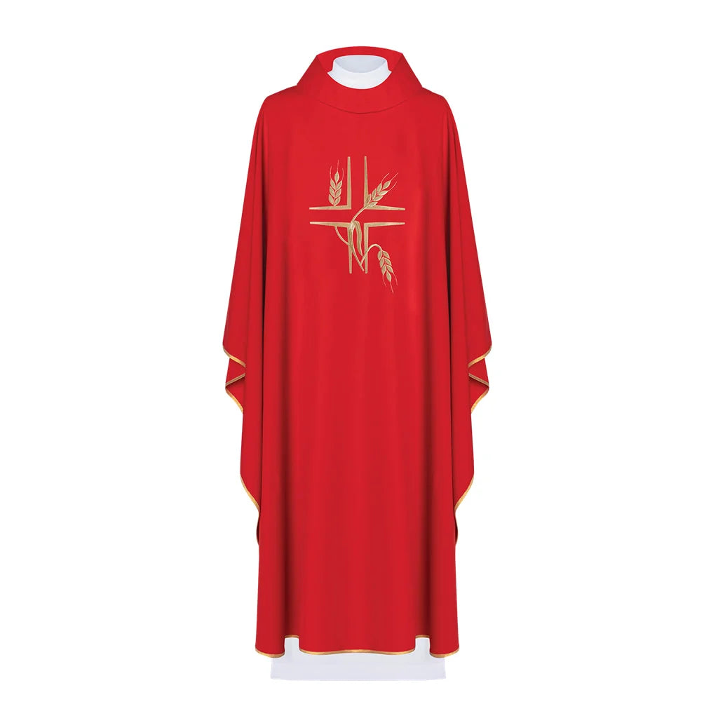 Chasuble with embroidered cross