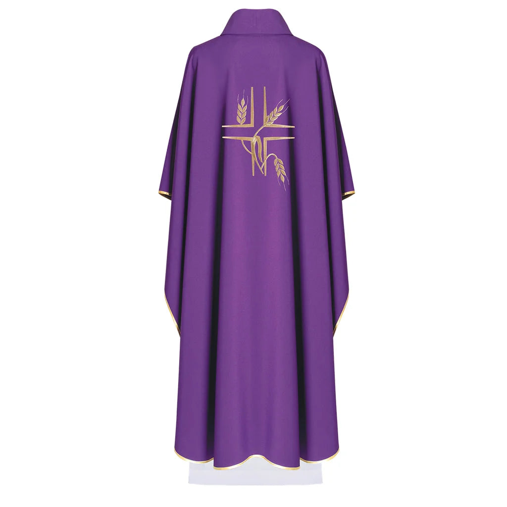 Chasuble with embroidered cross