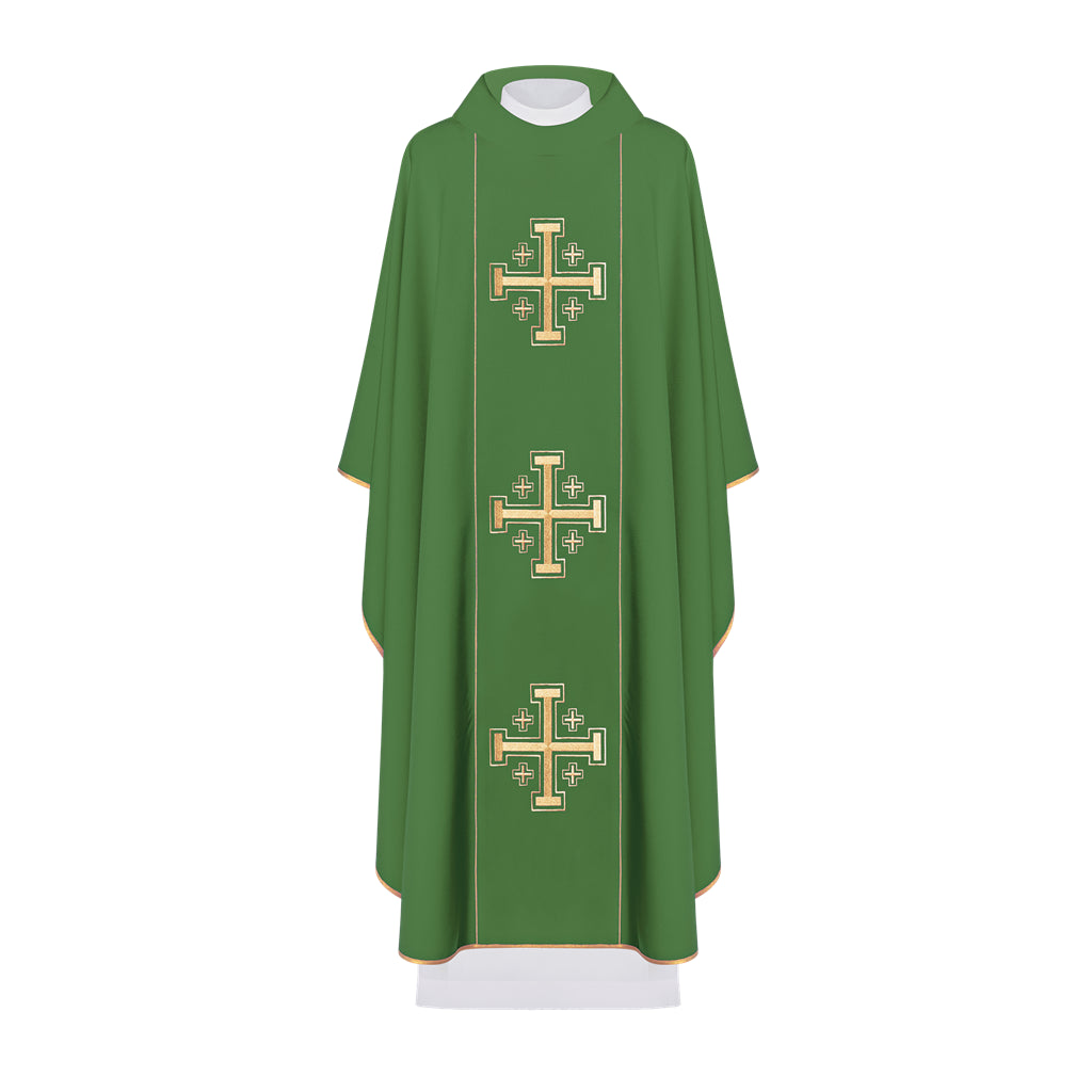 Gothic Chasuble with three crosses