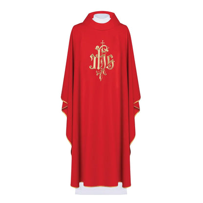 IHS Chasuble with Roll Collar in  100% polyester