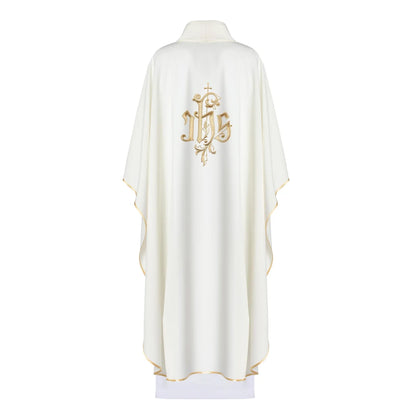 IHS Chasuble with Roll Collar in  100% polyester