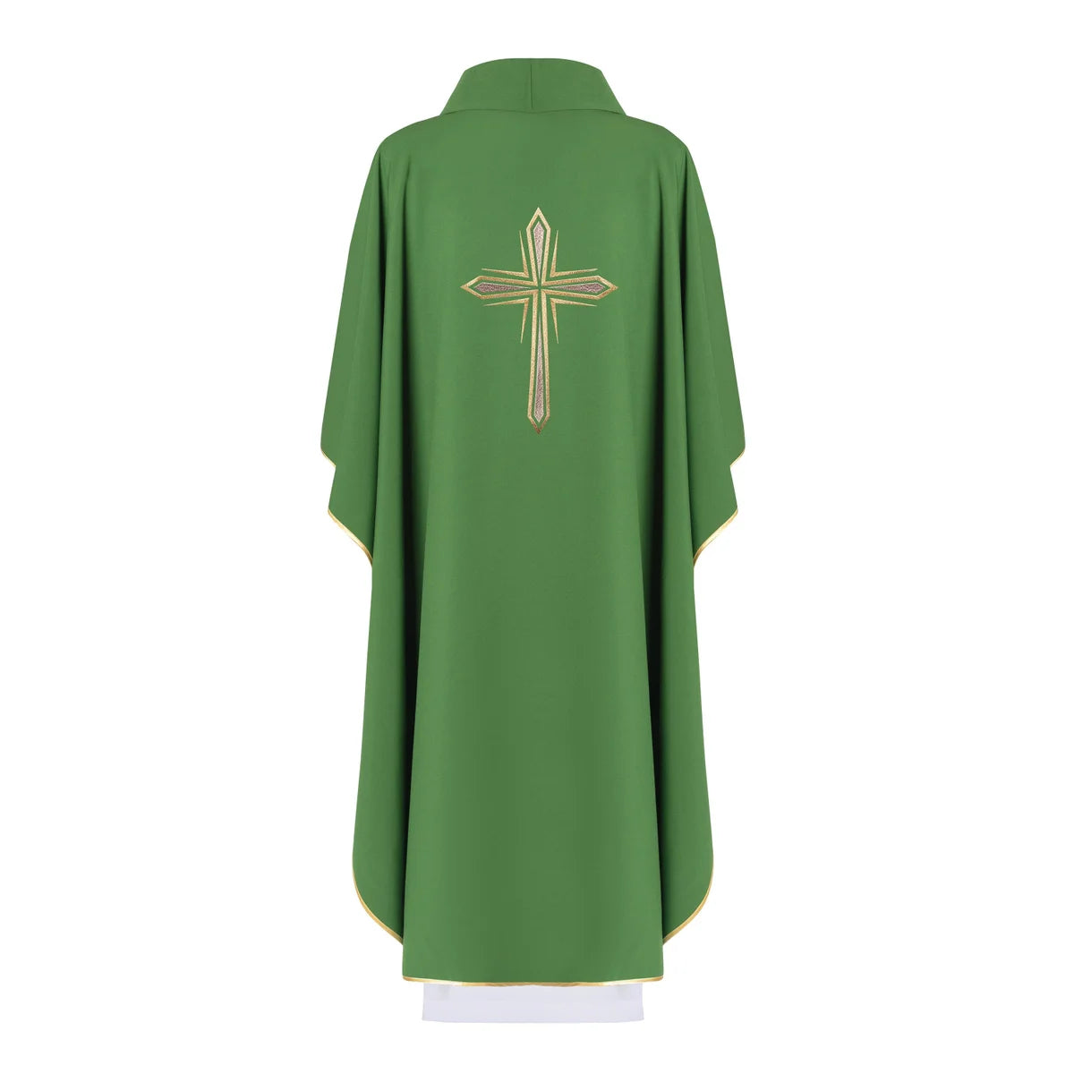 Chasuble with embroidered cross symbol 100% PE