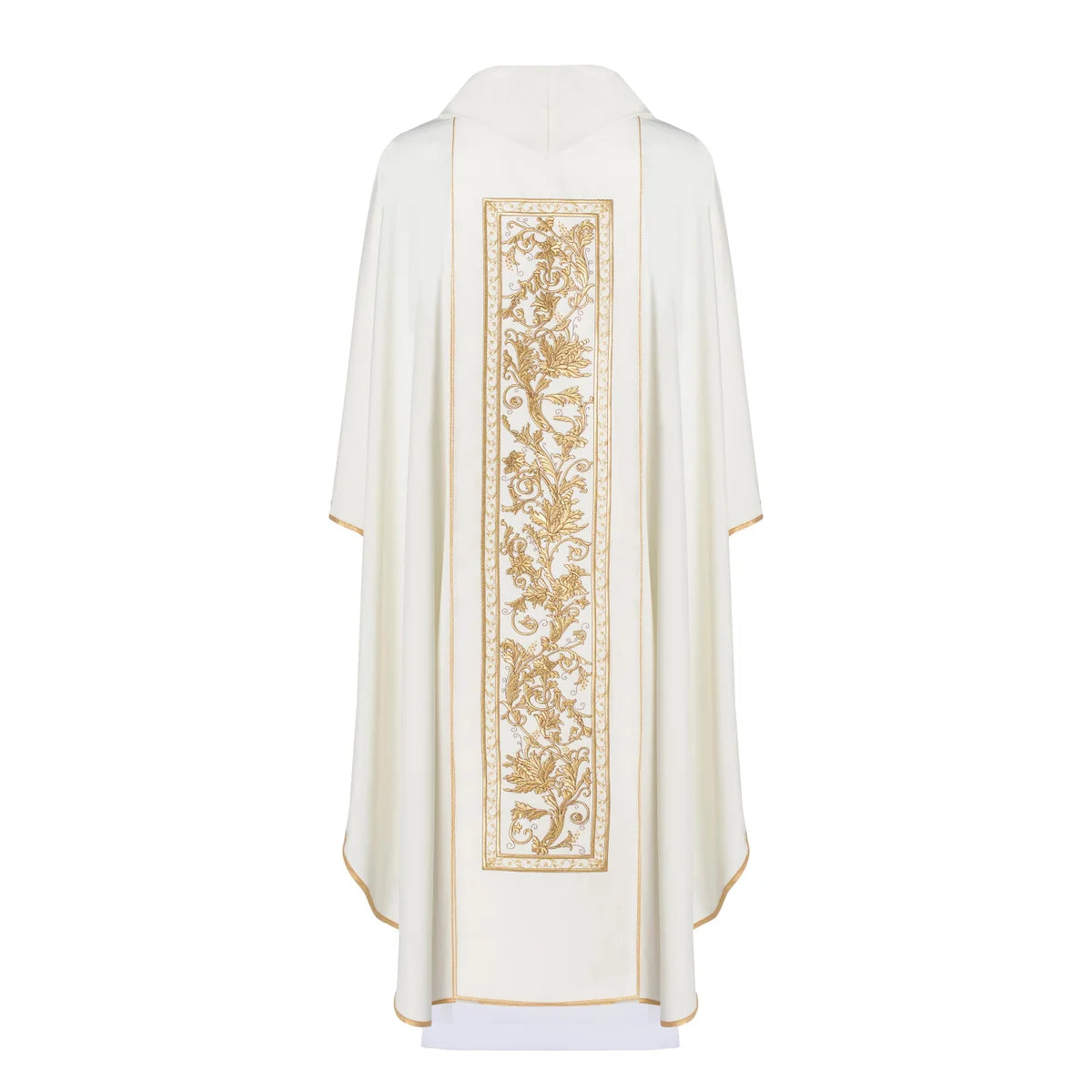 Chasuble embroidered with the symbol of the Eucharistic chalice