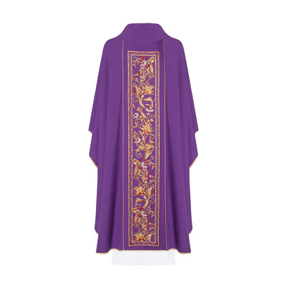 Chasuble richly embroidered with the IHS symbol