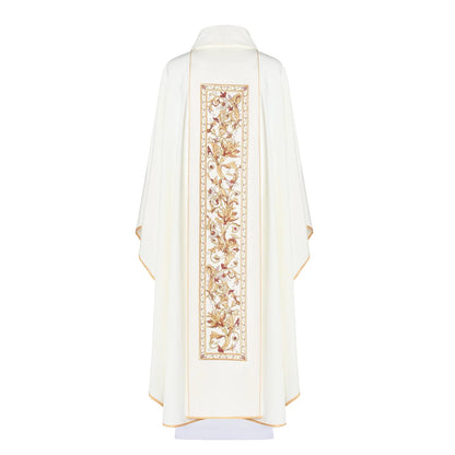 Chasuble richly embroidered with the IHS symbol