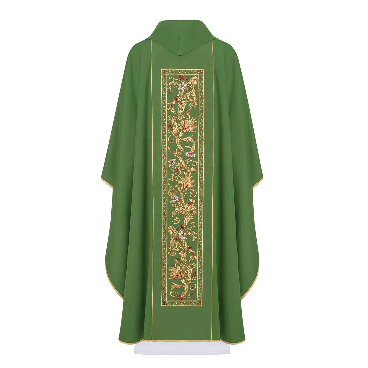 Chasuble richly embroidered with the IHS symbol