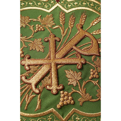 Chasuble richly embroidered with the IHS symbol