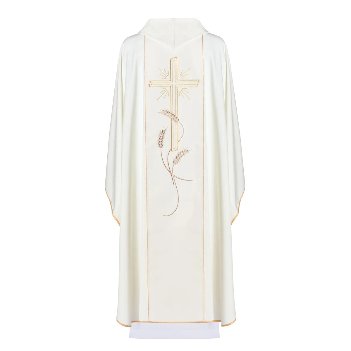 Chasuble embroidered with a cross with a symbol