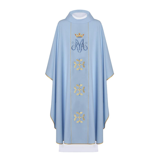 Marian chasuble in 80% PE 20% Wool