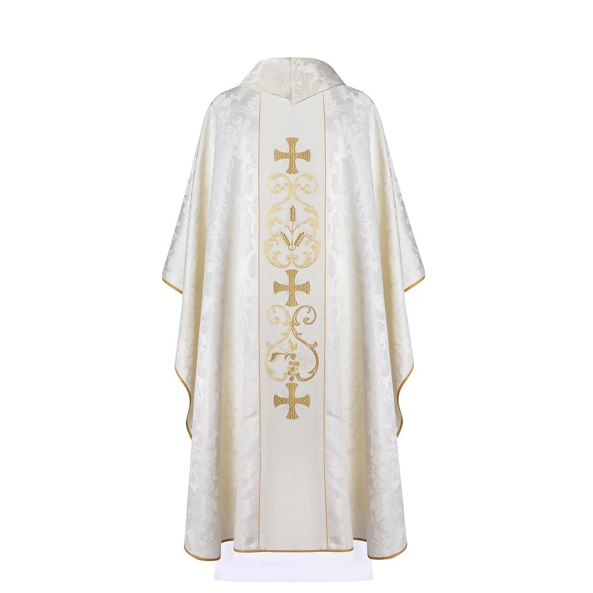 Liturgical chasuble decorated with an three crosses