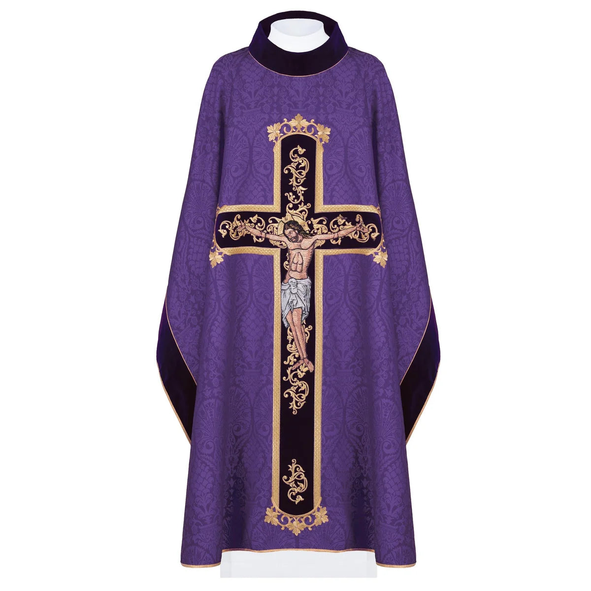 Chasuble embroidered with Jesus Christ