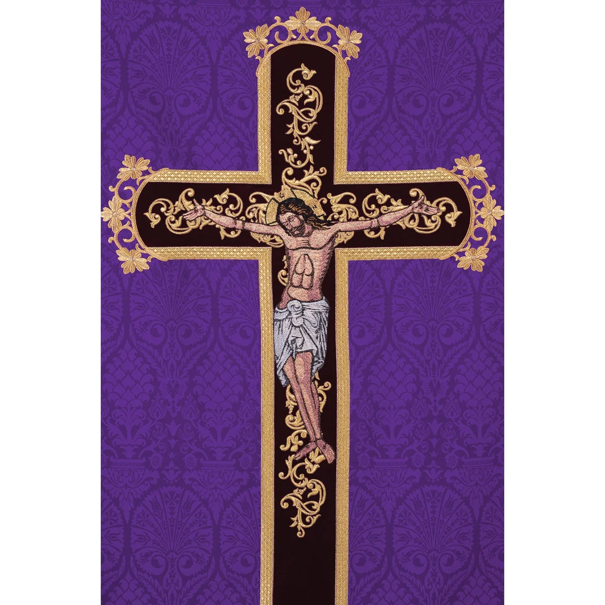 Chasuble embroidered with Jesus Christ