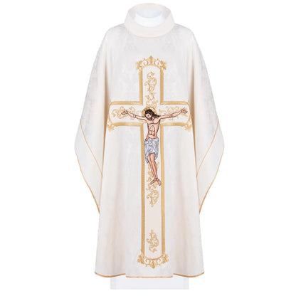 Chasuble embroidered with Jesus Christ