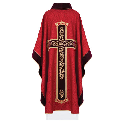 Chasuble embroidered with Jesus Christ