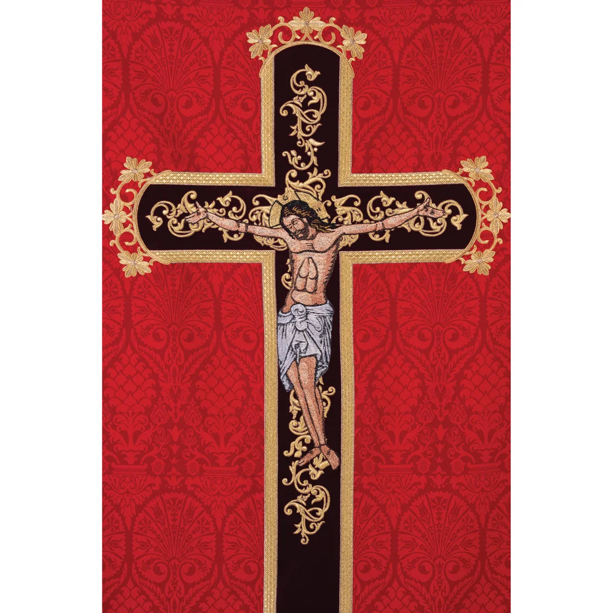 Chasuble embroidered with Jesus Christ