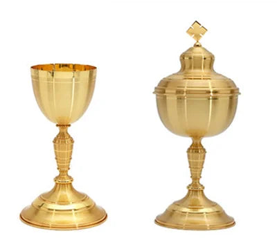 Chalice and Ciborium  gold-plated