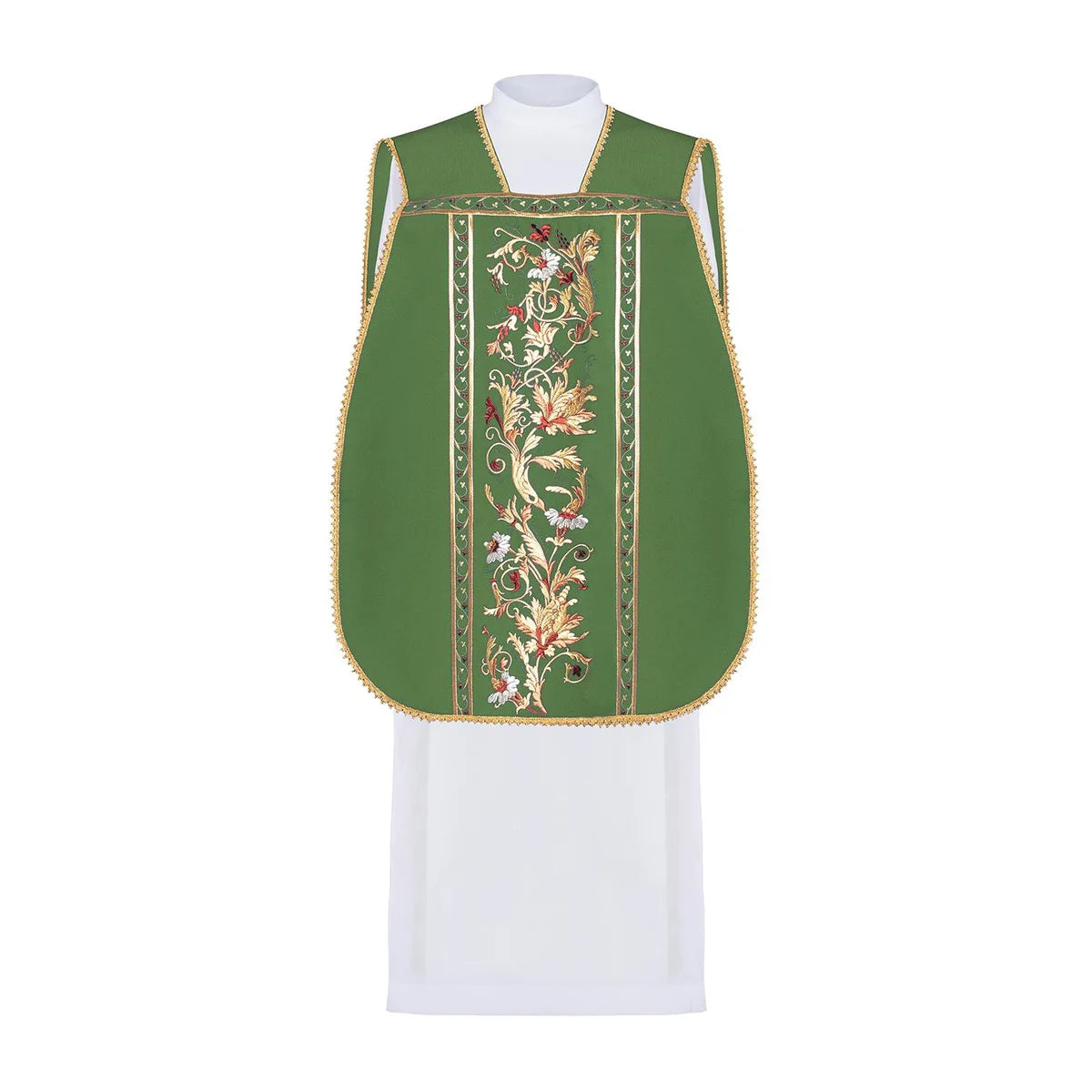 Roman chasuble embroidered with the symbol of ihs