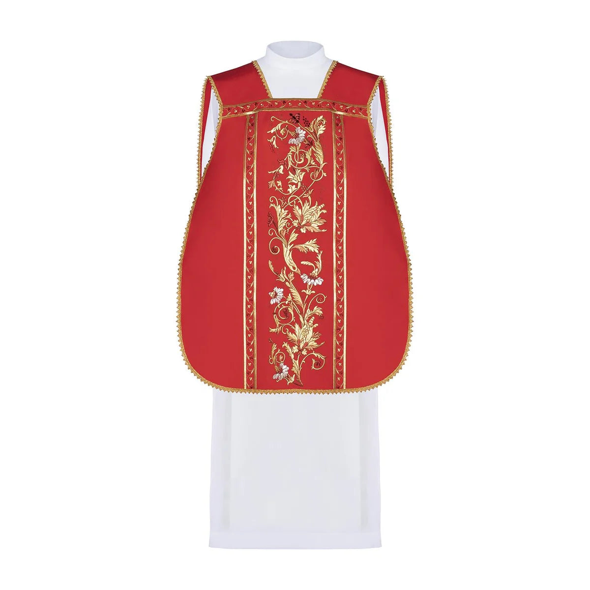 Roman chasuble embroidered with the symbol of ihs