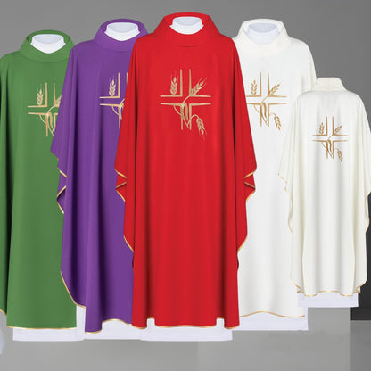 Chasuble with embroidered cross