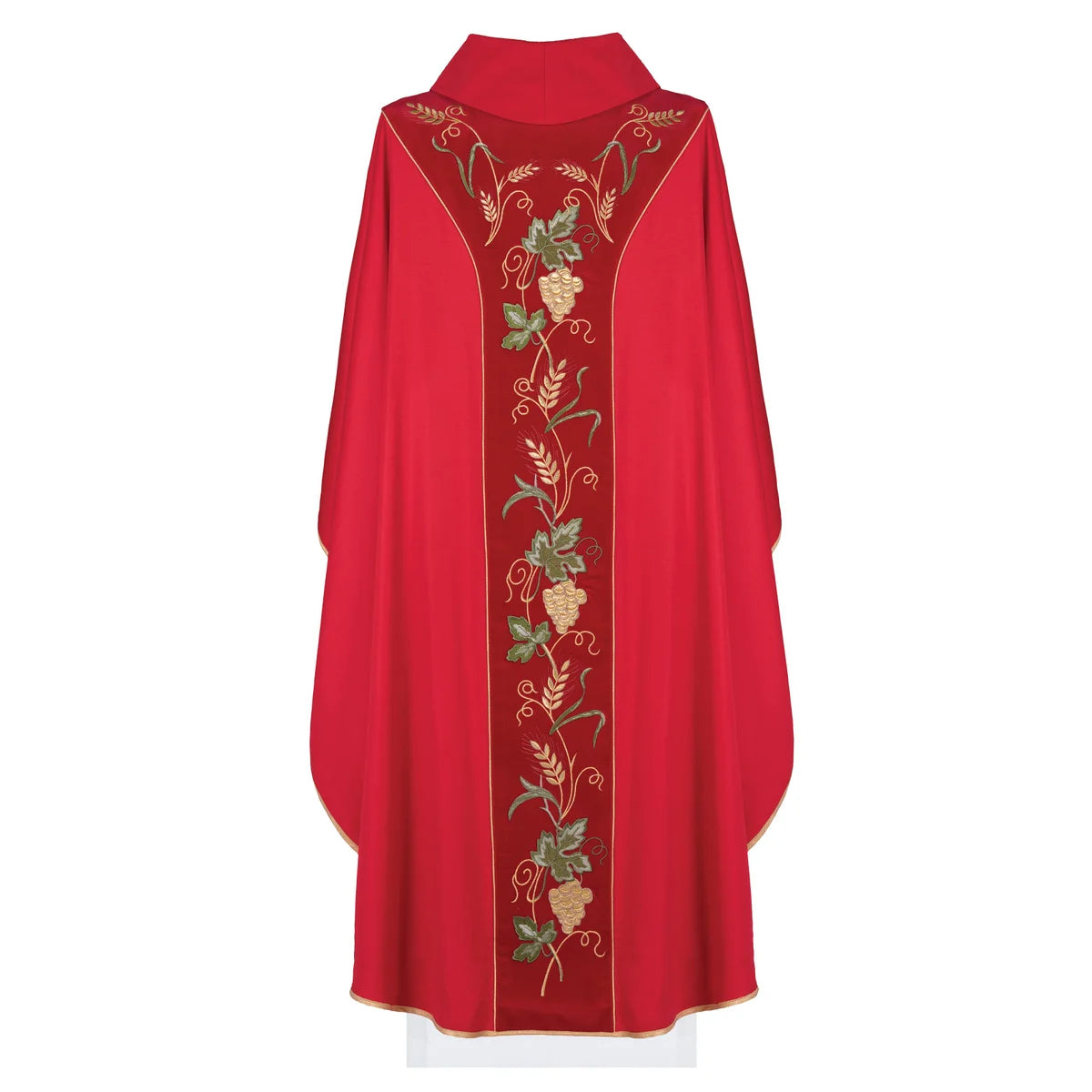 IHS symbol chasuble and grapes