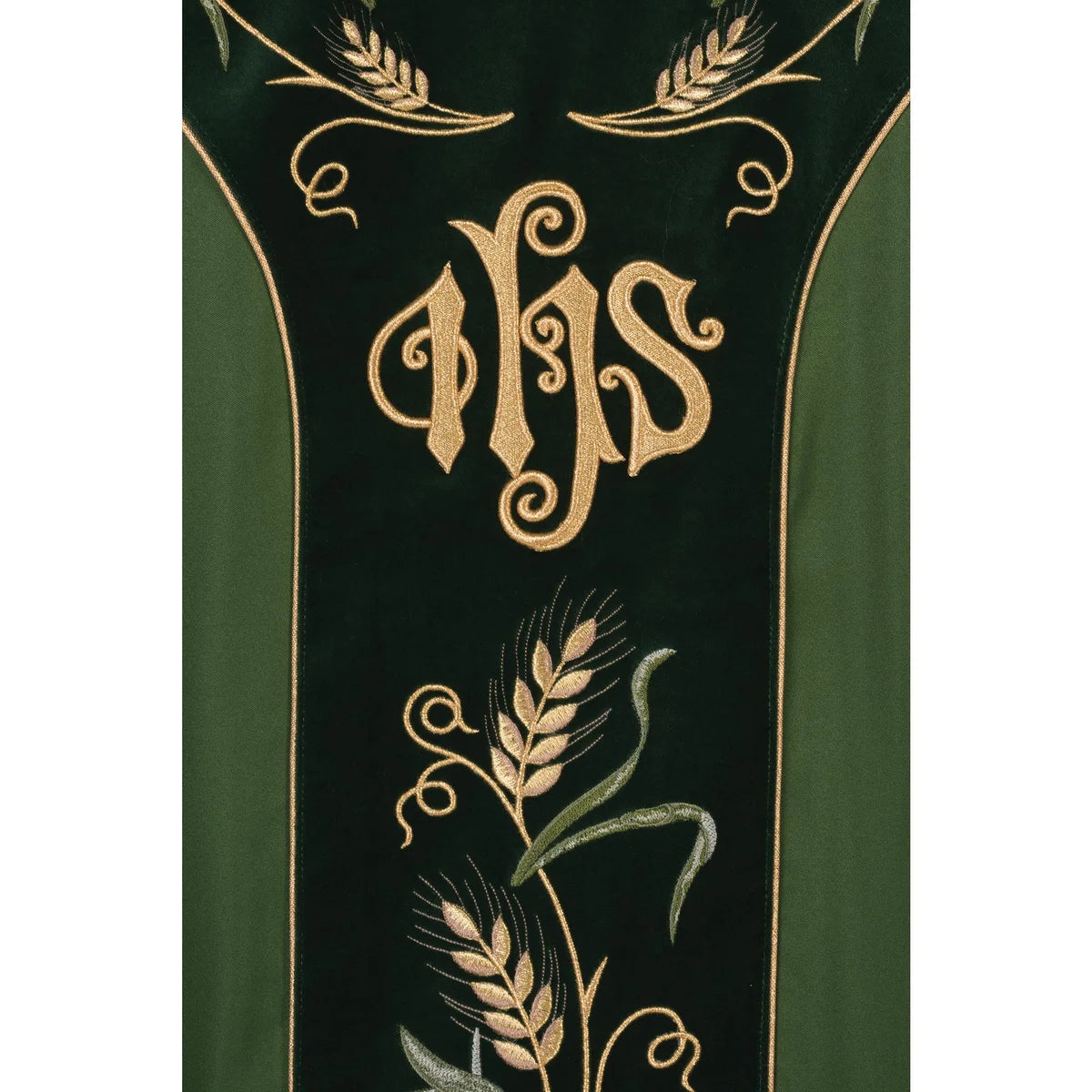 IHS symbol chasuble and grapes