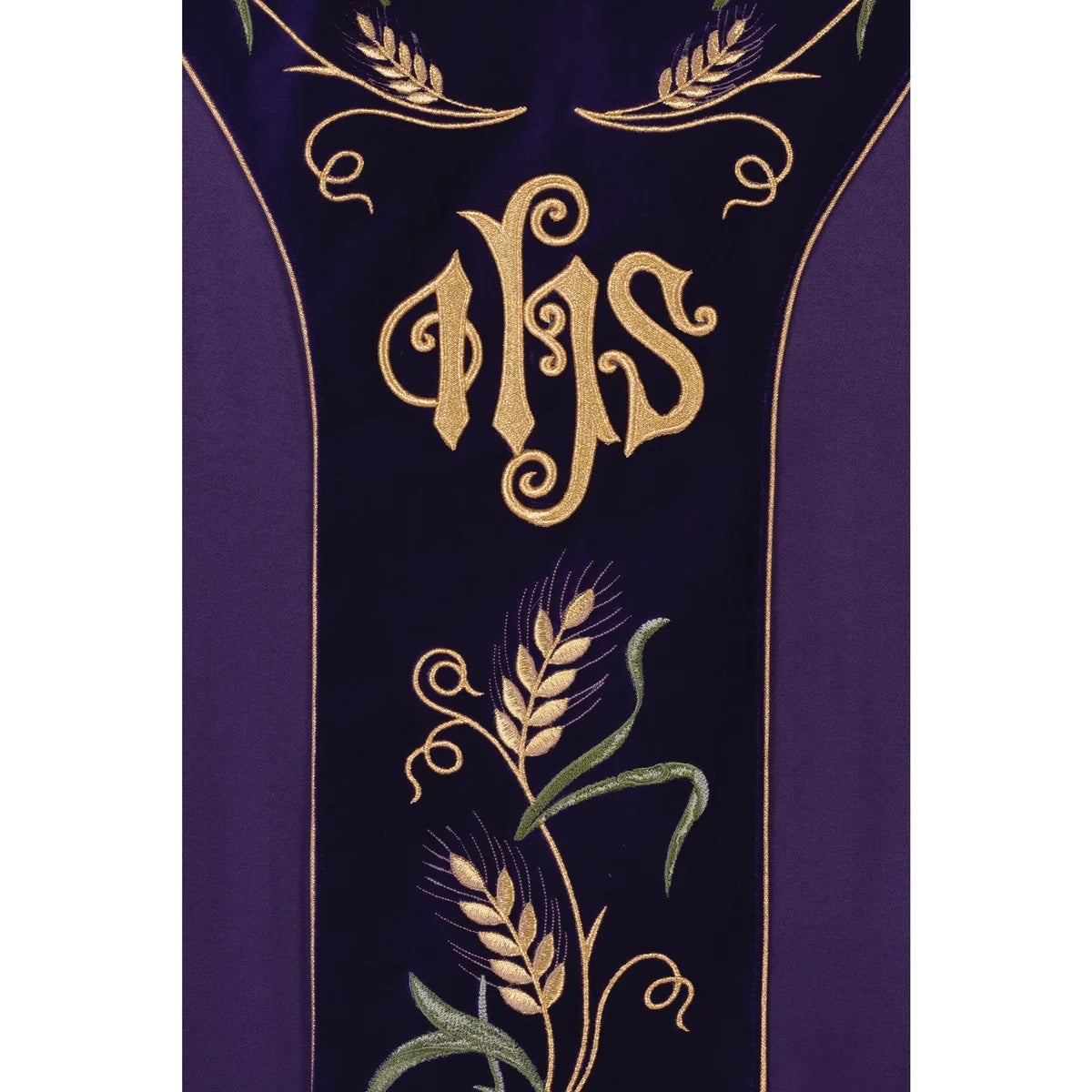 IHS symbol chasuble and grapes