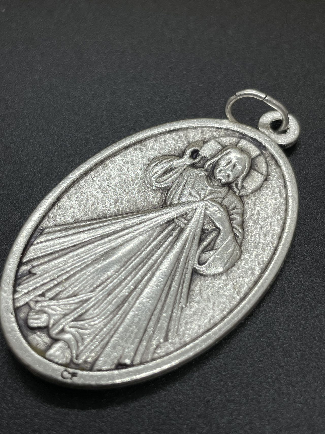 Our Lady of Guadalupe with Divine Mercy Jesus Medal 4.5cm