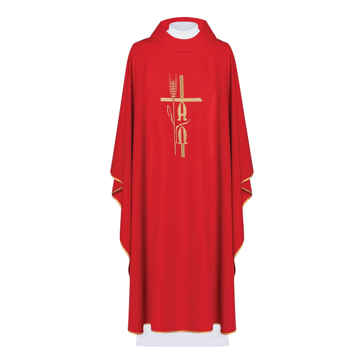 Embroidered Alfa Omega chasuble