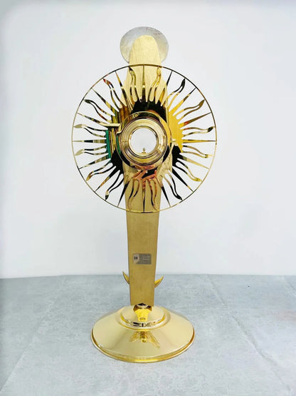 Monstrance in Wood of Mary   Height 83cm