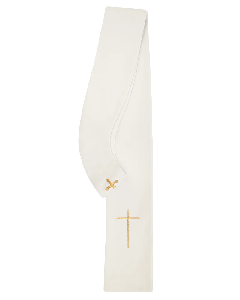 Chasuble embroidered with the symbol of the Eucharistic chalice