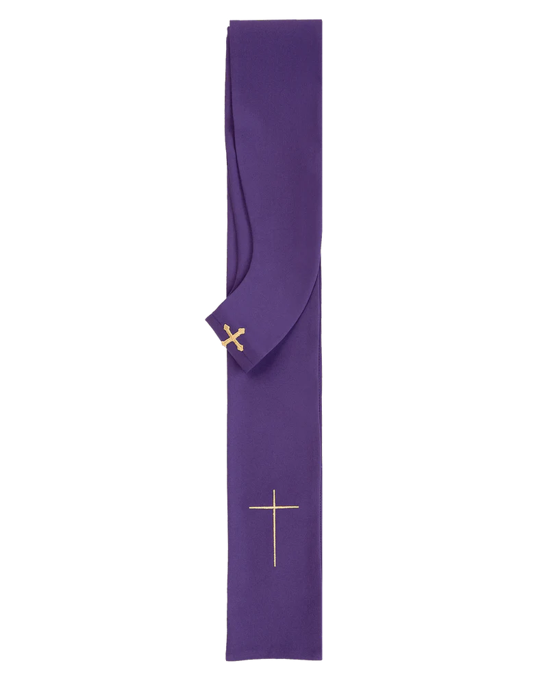 IHS embroidered chasuble