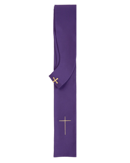 IHS Chasuble with golden embroidery in 80% polyester 20% wool