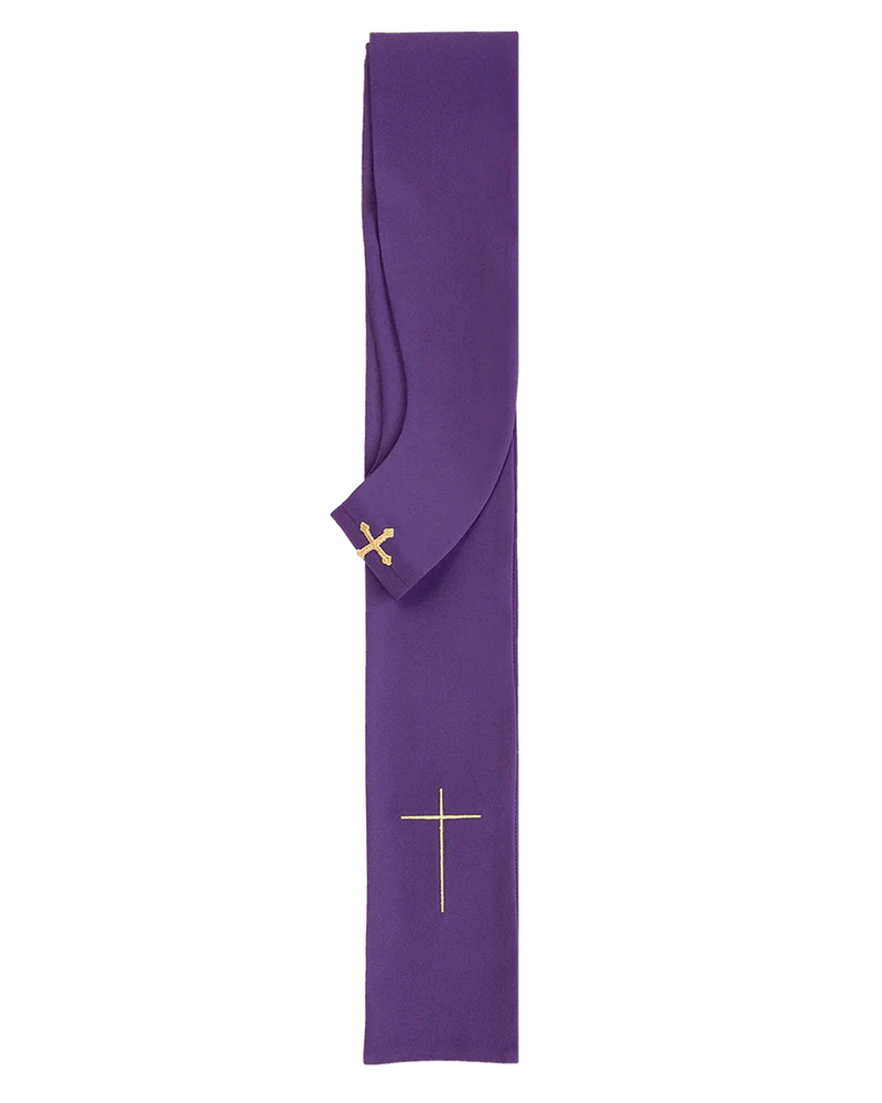 Chasuble on a belt embroidered with the IHS symbol, ears and grapes