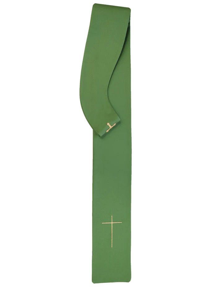 Chasuble embroidered with a cross with a symbol