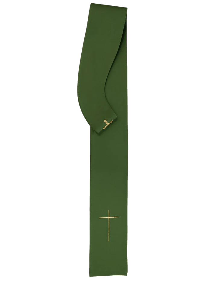 IHS embroidered chasuble